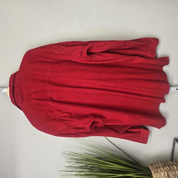 Vintage Marlboro Unlimited Red Corduroy Shirt XL - Picture 4 of 4